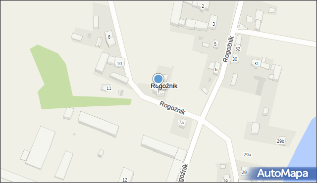 Rogoźnik, Rogoźnik, 7, mapa Rogoźnik