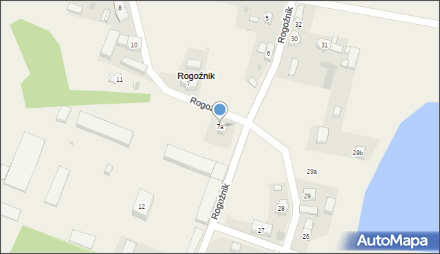 Rogoźnik, Rogoźnik, 7a, mapa Rogoźnik