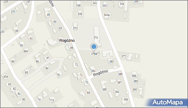 Rogóżno, Rogóżno, 376a, mapa Rogóżno