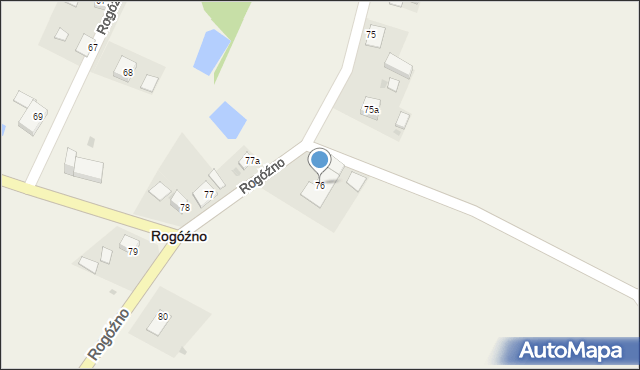 Rogóźno, Rogóźno, 76, mapa Rogóźno