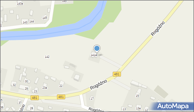 Rogóźno, Rogóźno, 19a, mapa Rogóźno