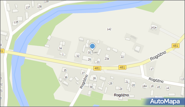 Rogóźno, Rogóźno, 31, mapa Rogóźno