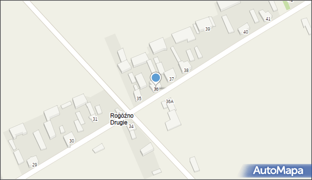 Rogóźno, Rogóźno, 36, mapa Rogóźno