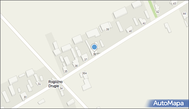 Rogóźno, Rogóźno, 38, mapa Rogóźno