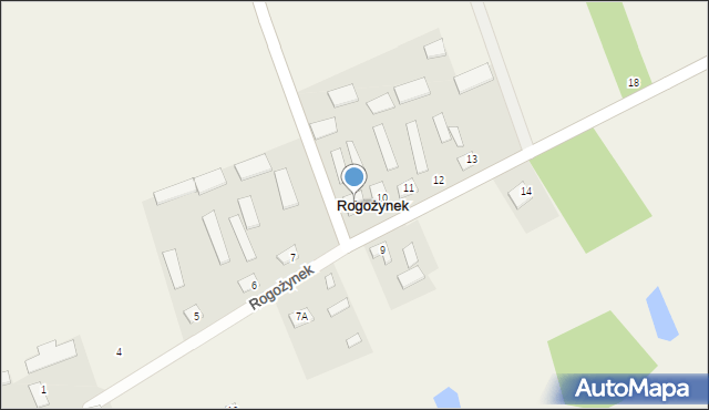 Rogożynek, Rogożynek, 8, mapa Rogożynek