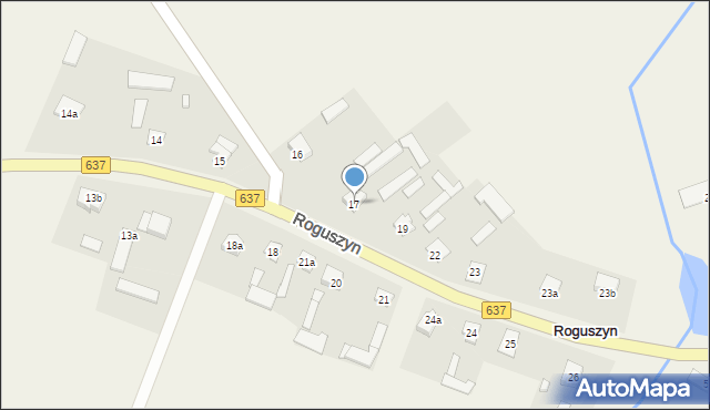 Roguszyn, Roguszyn, 17, mapa Roguszyn