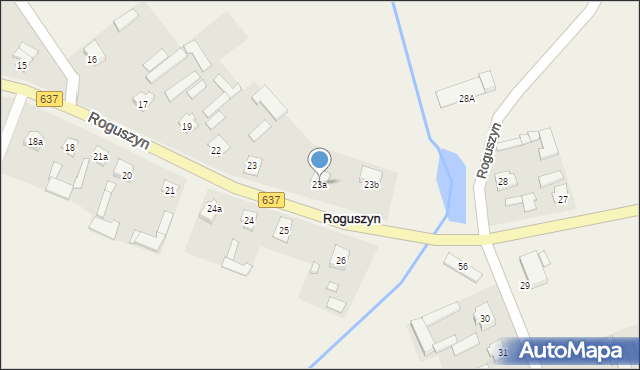 Roguszyn, Roguszyn, 23a, mapa Roguszyn