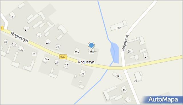 Roguszyn, Roguszyn, 23b, mapa Roguszyn