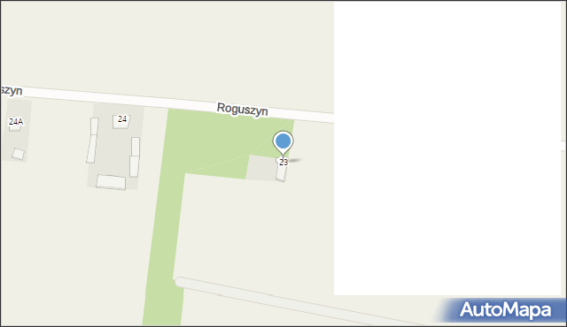 Roguszyn, Roguszyn, 23, mapa Roguszyn