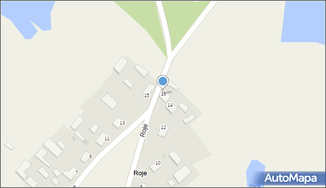 Roje, Roje, 16, mapa Roje