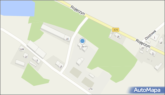 Rojęczyn, Rojęczyn, 17, mapa Rojęczyn