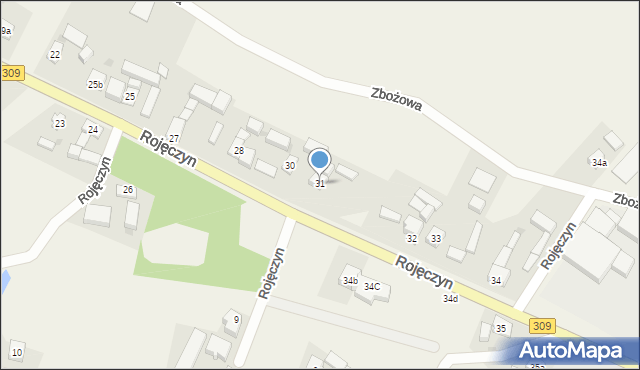 Rojęczyn, Rojęczyn, 31, mapa Rojęczyn