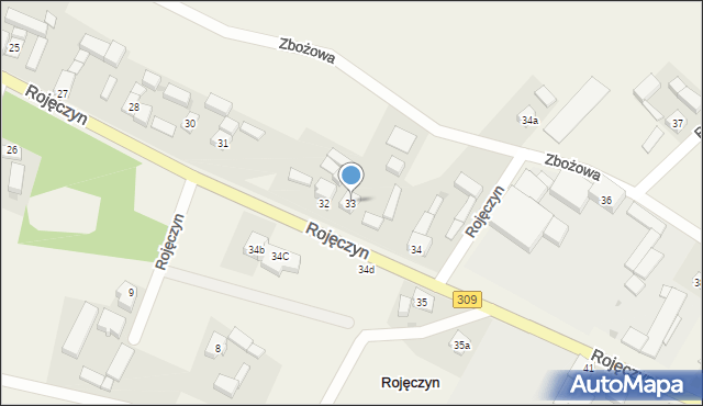 Rojęczyn, Rojęczyn, 33, mapa Rojęczyn