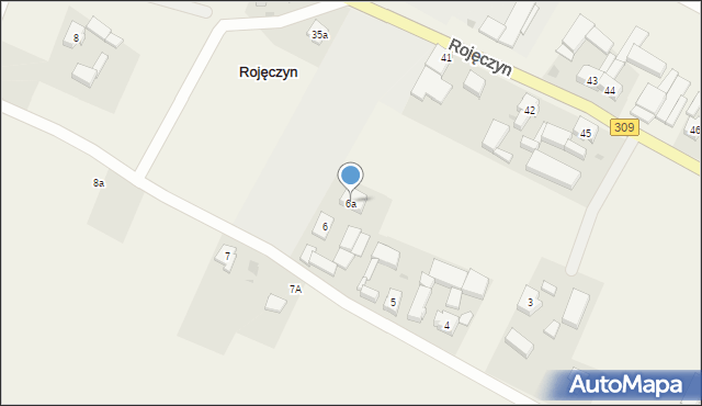 Rojęczyn, Rojęczyn, 6a, mapa Rojęczyn