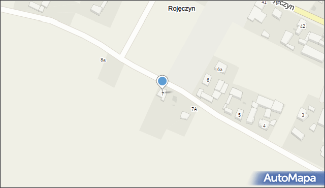 Rojęczyn, Rojęczyn, 7, mapa Rojęczyn