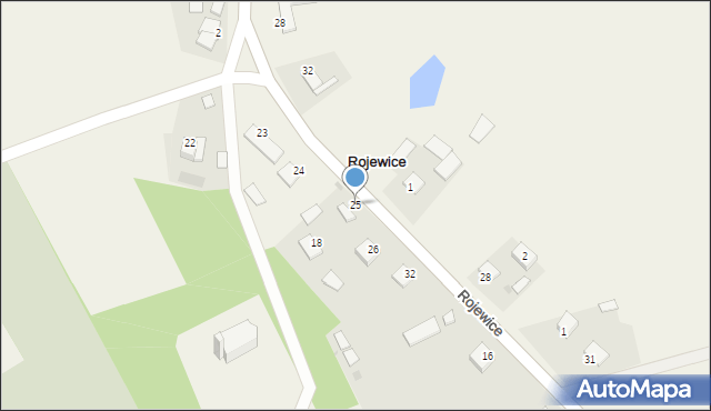 Rojewice, Rojewice, 25, mapa Rojewice