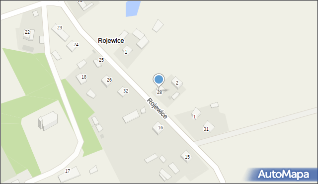 Rojewice, Rojewice, 28, mapa Rojewice