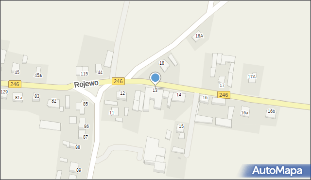 Rojewo, Rojewo, 13, mapa Rojewo