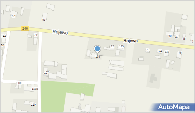 Rojewo, Rojewo, 135, mapa Rojewo