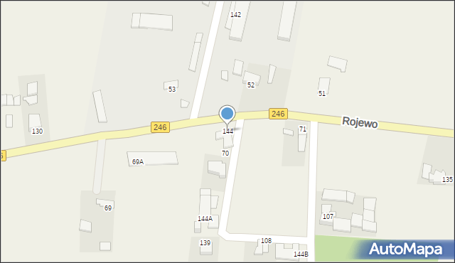 Rojewo, Rojewo, 144, mapa Rojewo