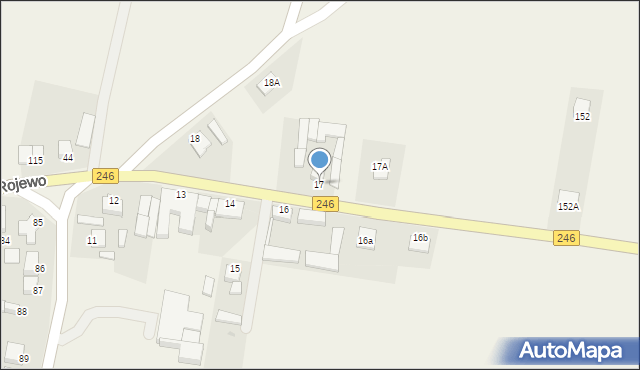 Rojewo, Rojewo, 17, mapa Rojewo