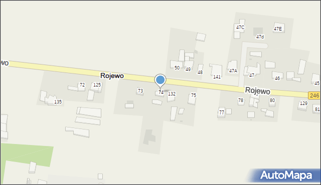 Rojewo, Rojewo, 74, mapa Rojewo