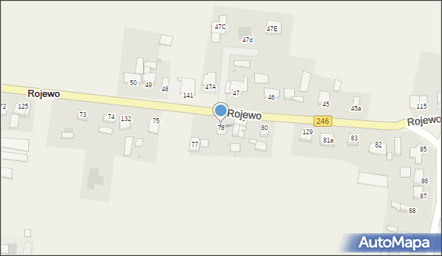 Rojewo, Rojewo, 78, mapa Rojewo