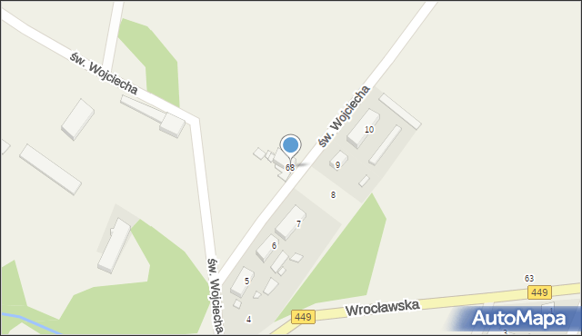 Rojów, Rojów, 68, mapa Rojów