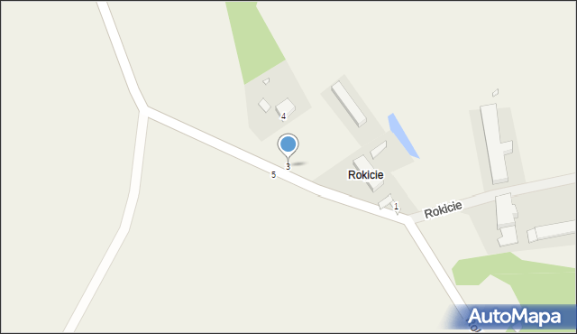 Rokicie, Rokicie, 3, mapa Rokicie