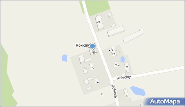 Rokiciny, Rokiciny, 36/1, mapa Rokiciny