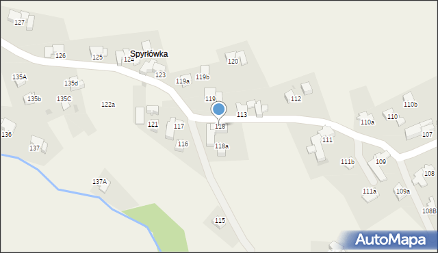 Rokiciny Podhalańskie, Rokiciny Podhalańskie, 118, mapa Rokiciny Podhalańskie