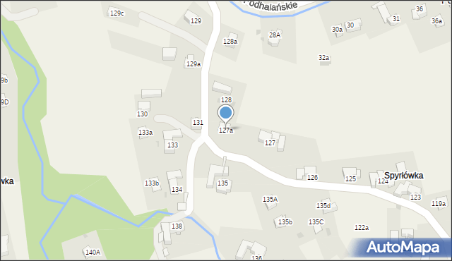 Rokiciny Podhalańskie, Rokiciny Podhalańskie, 127a, mapa Rokiciny Podhalańskie