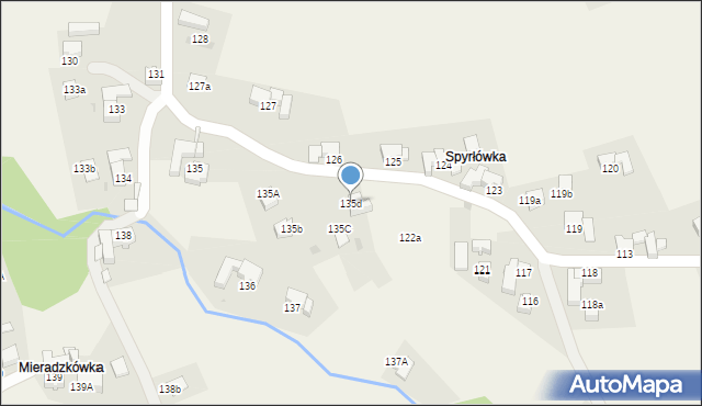 Rokiciny Podhalańskie, Rokiciny Podhalańskie, 135d, mapa Rokiciny Podhalańskie