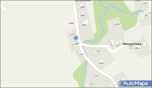 Rokiciny Podhalańskie, Rokiciny Podhalańskie, 141D, mapa Rokiciny Podhalańskie