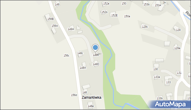 Rokiciny Podhalańskie, Rokiciny Podhalańskie, 149b, mapa Rokiciny Podhalańskie