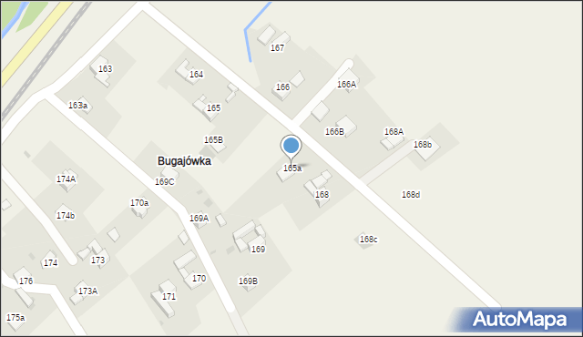 Rokiciny Podhalańskie, Rokiciny Podhalańskie, 165a, mapa Rokiciny Podhalańskie