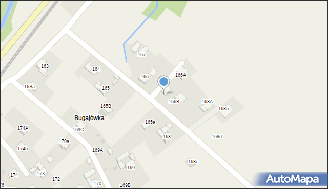 Rokiciny Podhalańskie, Rokiciny Podhalańskie, 166C, mapa Rokiciny Podhalańskie