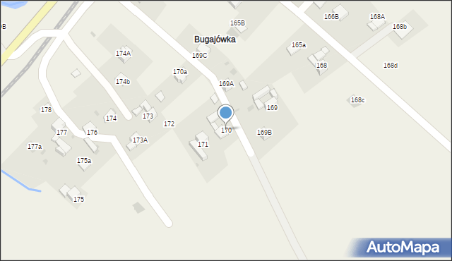 Rokiciny Podhalańskie, Rokiciny Podhalańskie, 170, mapa Rokiciny Podhalańskie