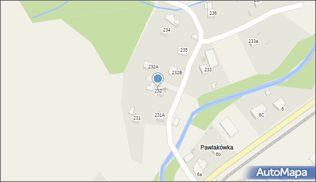 Rokiciny Podhalańskie, Rokiciny Podhalańskie, 232, mapa Rokiciny Podhalańskie