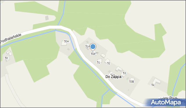 Rokiciny Podhalańskie, Rokiciny Podhalańskie, 51b, mapa Rokiciny Podhalańskie