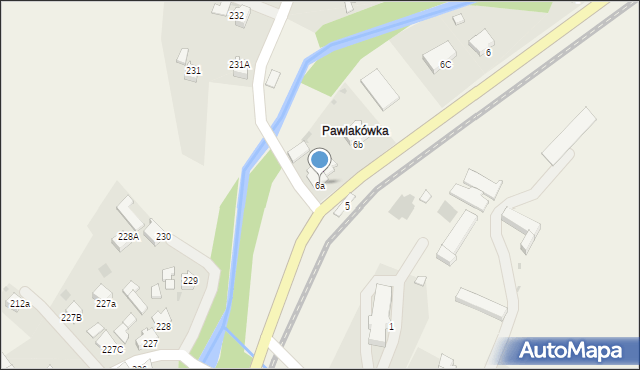 Rokiciny Podhalańskie, Rokiciny Podhalańskie, 6a, mapa Rokiciny Podhalańskie