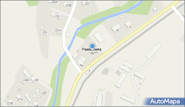 Rokiciny Podhalańskie, Rokiciny Podhalańskie, 6b, mapa Rokiciny Podhalańskie