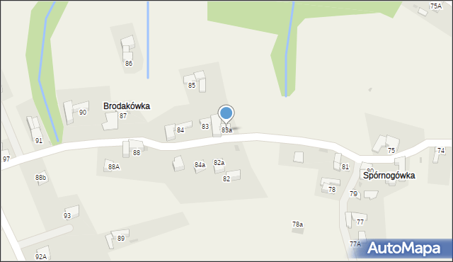 Rokiciny Podhalańskie, Rokiciny Podhalańskie, 83a, mapa Rokiciny Podhalańskie