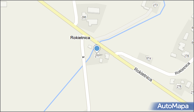 Rokietnica, Rokietnica, 277, mapa Rokietnica