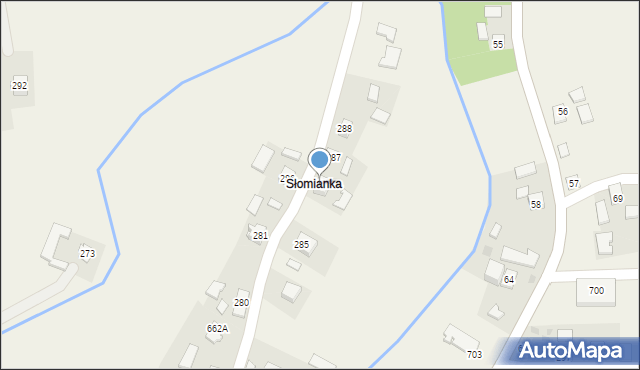 Rokietnica, Rokietnica, 284, mapa Rokietnica