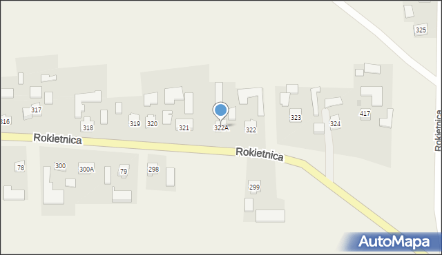 Rokietnica, Rokietnica, 322A, mapa Rokietnica