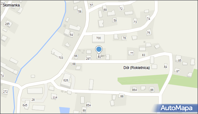 Rokietnica, Rokietnica, 81, mapa Rokietnica