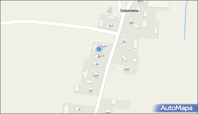 Rokietnica, Rokietnica, 8A, mapa Rokietnica