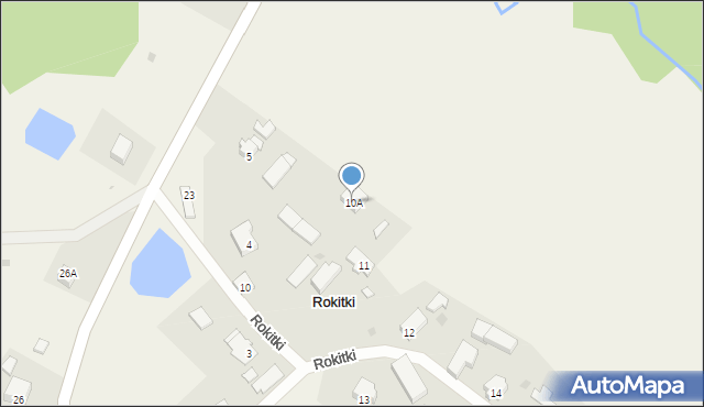 Rokitki, Rokitki, 10A, mapa Rokitki