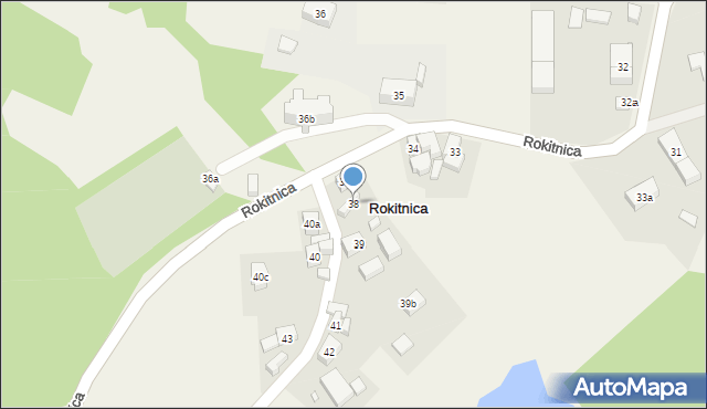 Rokitnica, Rokitnica, 38, mapa Rokitnica